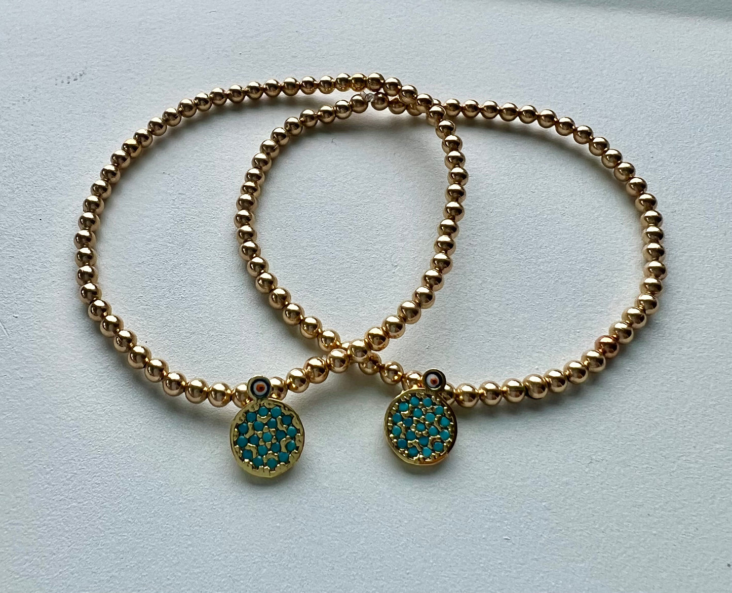 Aqua Evil Eye Stretch