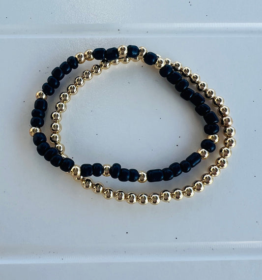 Navy Meets Gold Stretch Set